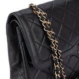 Chanel Quilted Lambskin Bicolor Double Flap Crossbody Bag