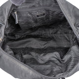 Prada Black Nylon Triangle Duffle Bag 50