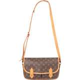 Louis Vuitton Canvas Monogram Gibeciere MM Crossbody Bag
