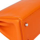 Hermès Orange Swift Leather Kelly 28 Handbag