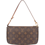 Louis Vuitton Canvas Monogram Pochette Accessoire Handbag