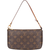 Louis Vuitton Canvas Monogram Pochette Accessoire Handbag