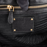 Prada Black Deerskin City Handbag