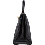 Hermès Noir Togo Leather Kelly 28 Handbag