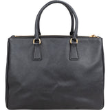 Prada Black Saffiano Leather Galleria Handbag