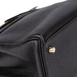 Hermès Noir Togo Leather Kelly 28 Handbag