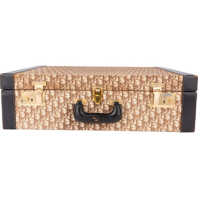 Christian Dior Trotter Monogram 60 Suitcase Trunk - vintageandkickz