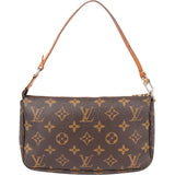 Louis Vuitton Canvas Monogram Pochette Accessoire Handbag