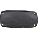 Prada Black Saffiano Leather Galleria Handbag