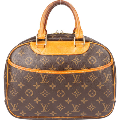 Louis Vuitton Canvas Monogram Trouville Handbag - vintageandkickz