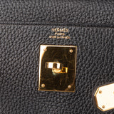 Hermès Noir Togo Leather Kelly 28 Handbag
