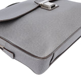 Louis Vuitton Gris Taiga Leather Vassili PM Business Handbag