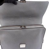 Louis Vuitton Gris Taiga Leather Vassili PM Business Handbag