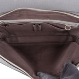 Louis Vuitton Gris Taiga Leather Vassili PM Business Handbag