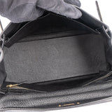 Hermès Noir Togo Leather Kelly 28 Handbag