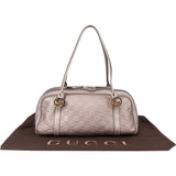 Gucci GG Twin Monogram Metallic Rose Handbag