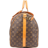 Louis Vuitton Canvas Monogram Keepall 55 Bandouliere