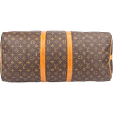 Louis Vuitton Canvas Monogram Keepall 55 Bandouliere