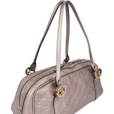 Gucci GG Twin Monogram Metallic Rose Handbag
