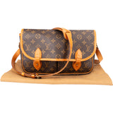 Louis Vuitton Canvas Monogram Gibeciere MM Crossbody Bag