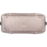 Gucci GG Twin Monogram Metallic Rose Handbag