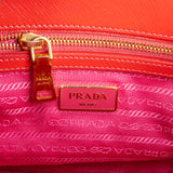 Prada Patent Saffiano Leather Galleria Handbag