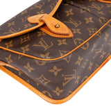 Louis Vuitton Canvas Monogram Gibeciere MM Crossbody Bag