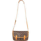 Louis Vuitton Canvas Monogram Gibeciere MM Crossbody Bag