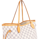 Louis Vuitton Damier Azur Neverfull MM Shopper Bag