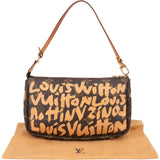 Louis Vuitton Limited Graffiti Pochette Accessoire Handbag