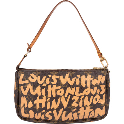 Louis Vuitton Limited Graffiti Pochette Accessoire Handbag