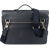 Louis Vuitton Bleu Taiga Leather Vassili PM Business Handbag