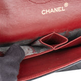 Chanel Quilted Lambskin 24K Gold Double Flap Crossbody Bag