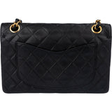 Chanel Quilted Lambskin 24K Gold Small Double  Flap Crossbody Bag