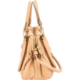 Chloé Beige Leather Paraty Handbag