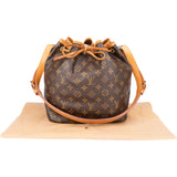 Louis Vuitton Canvas Monogram Sac Noe Petit Shoulder Bag