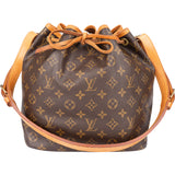Louis Vuitton Canvas Monogram Sac Noe Petit Shoulder Bag