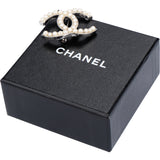 Chanel CC Pearl Brooch