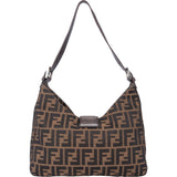 Fendi FF Monogram Baguette Shoulder Bag