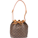 Louis Vuitton Canvas Monogram Sac Noe Petit Shoulder Bag