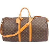 Louis Vuitton Canvas Monogram Keepall 55 Bandouliere