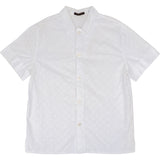 Louis Vuitton White Monogram Cotton Short Sleeve Blouse T-Shirt (S)