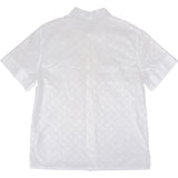 Louis Vuitton White Monogram Cotton Short Sleeve Blouse T-Shirt (S)