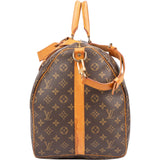 Louis Vuitton Canvas Monogram Keepall 55 Bandouliere