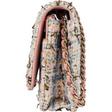 Chanel Quilted Tweed Wallet On Chain Crossbody Bag