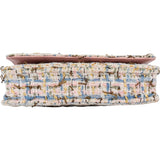 Chanel Quilted Tweed Wallet On Chain Crossbody Bag