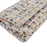 Chanel Quilted Tweed Wallet On Chain Crossbody Bag