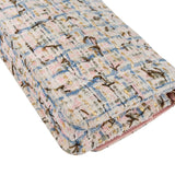 Chanel Quilted Tweed Wallet On Chain Crossbody Bag