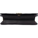 Chanel Quilted Lambskin 24K Gold Single Flap Shoulder Bag