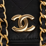 Chanel Quilted Lambskin 24K Gold Single Flap Shoulder Bag